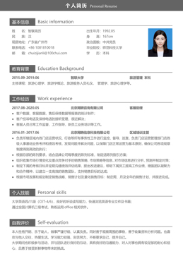 精选简历模板免费下载